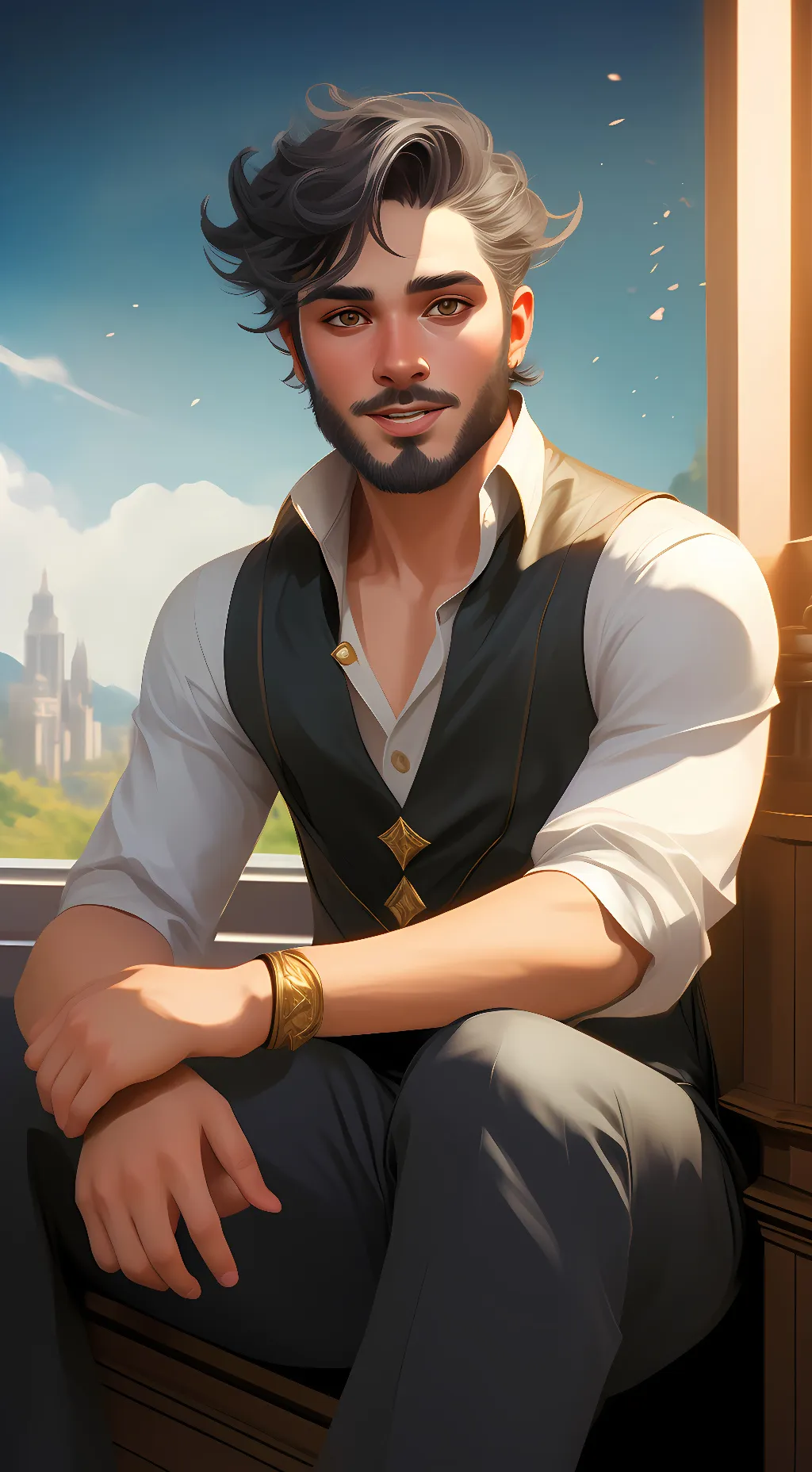 ai character: Wildfre Jax background