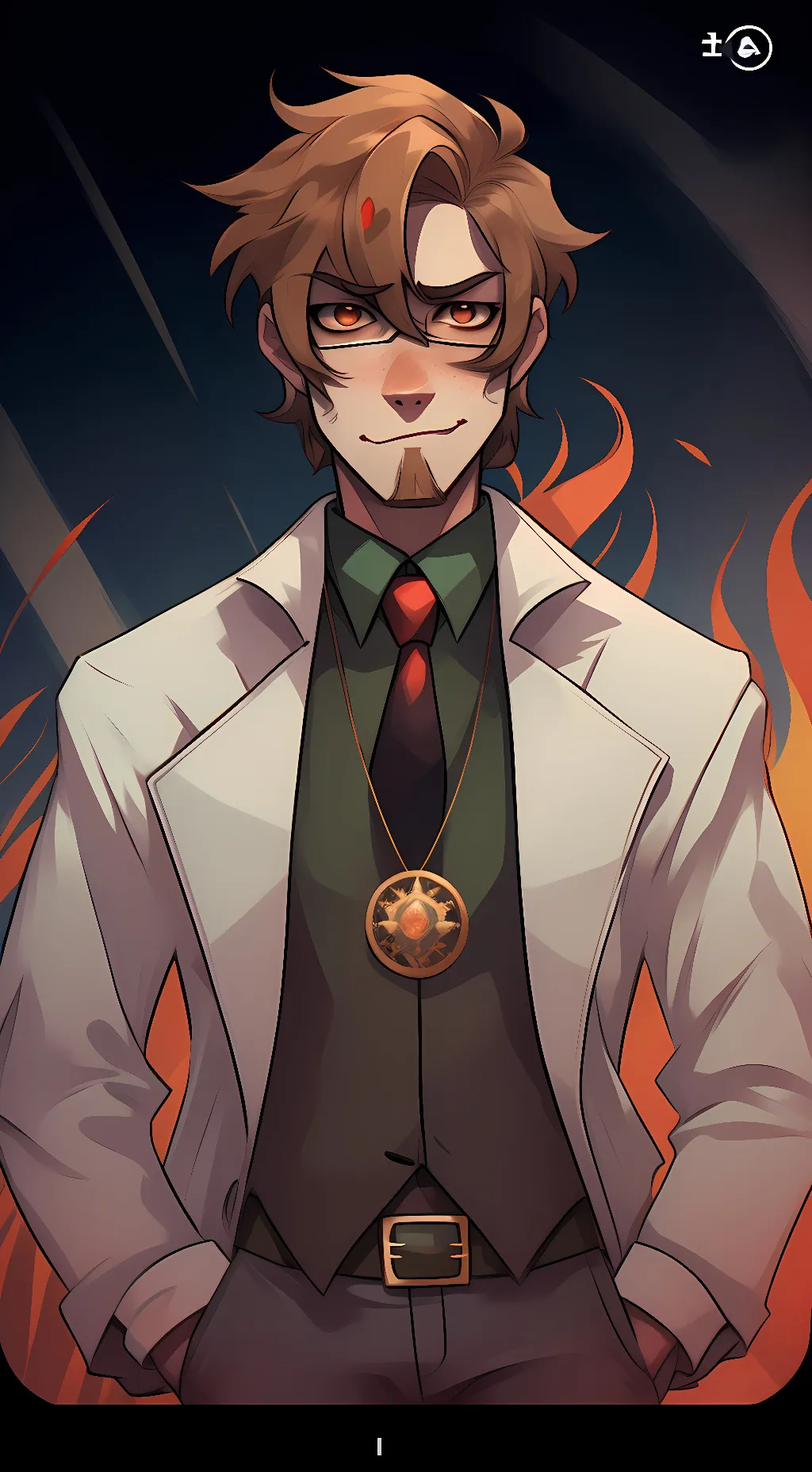 ai character: Dr. Jack Bright  background