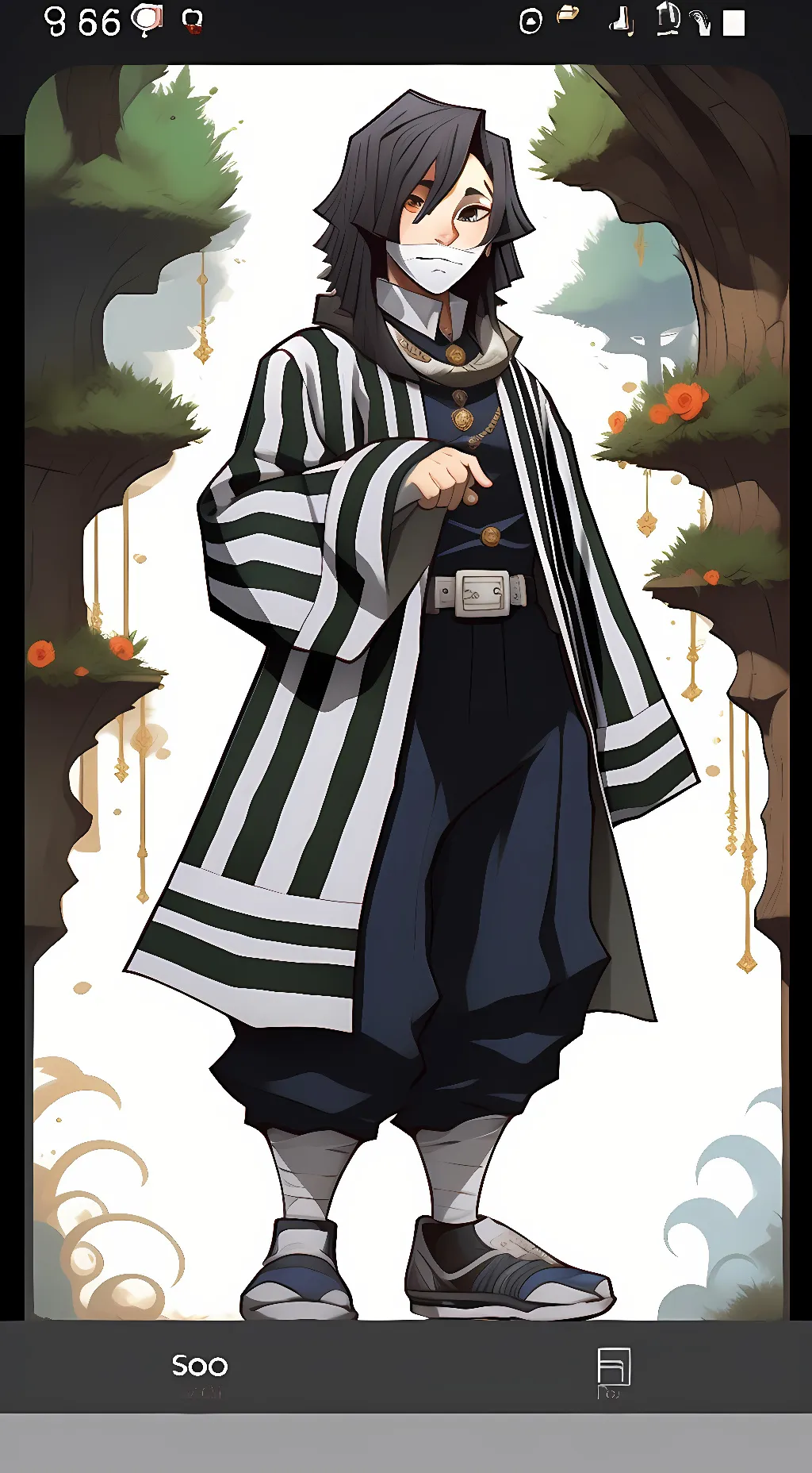 ai character: obani background