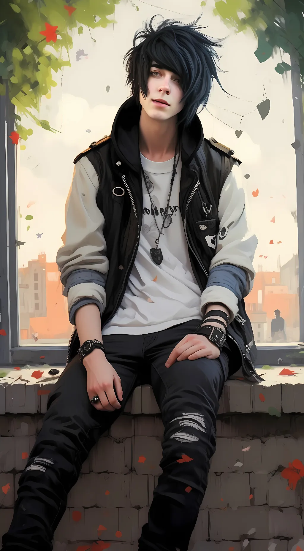 ai character: maki background