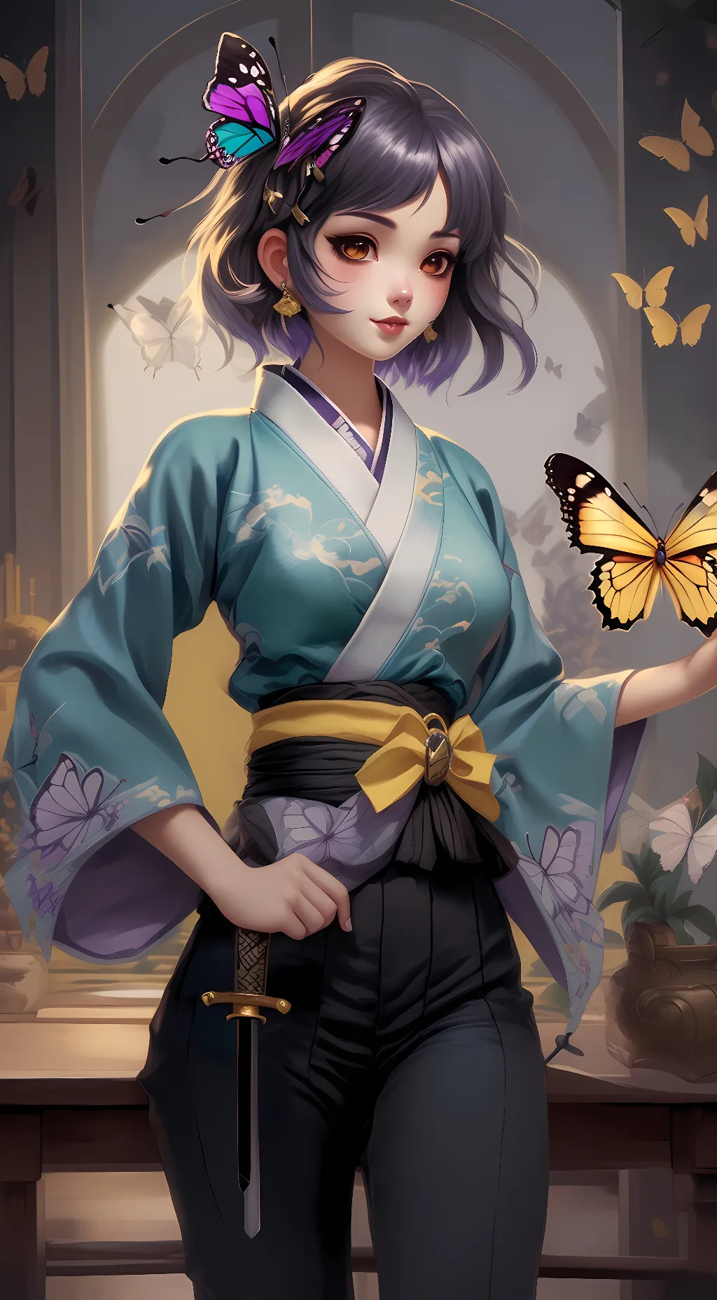 ai character: Shinobu background