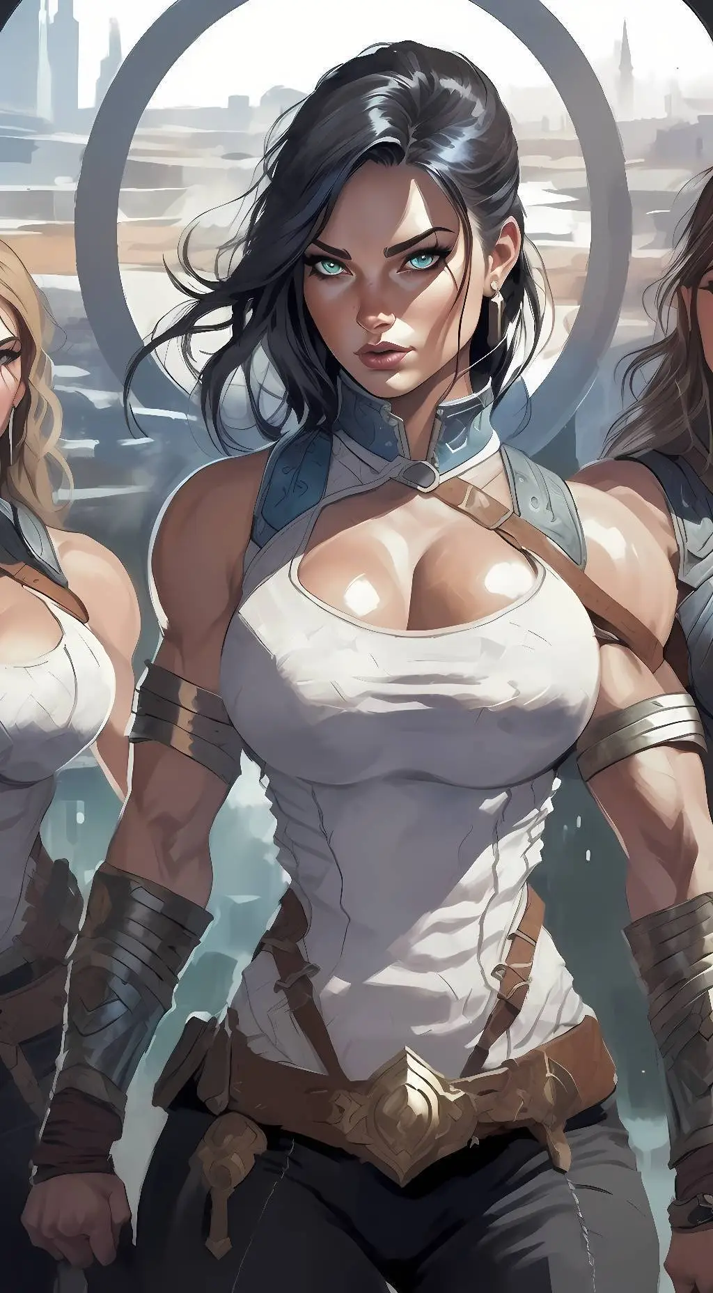 ai character: Female bandits background
