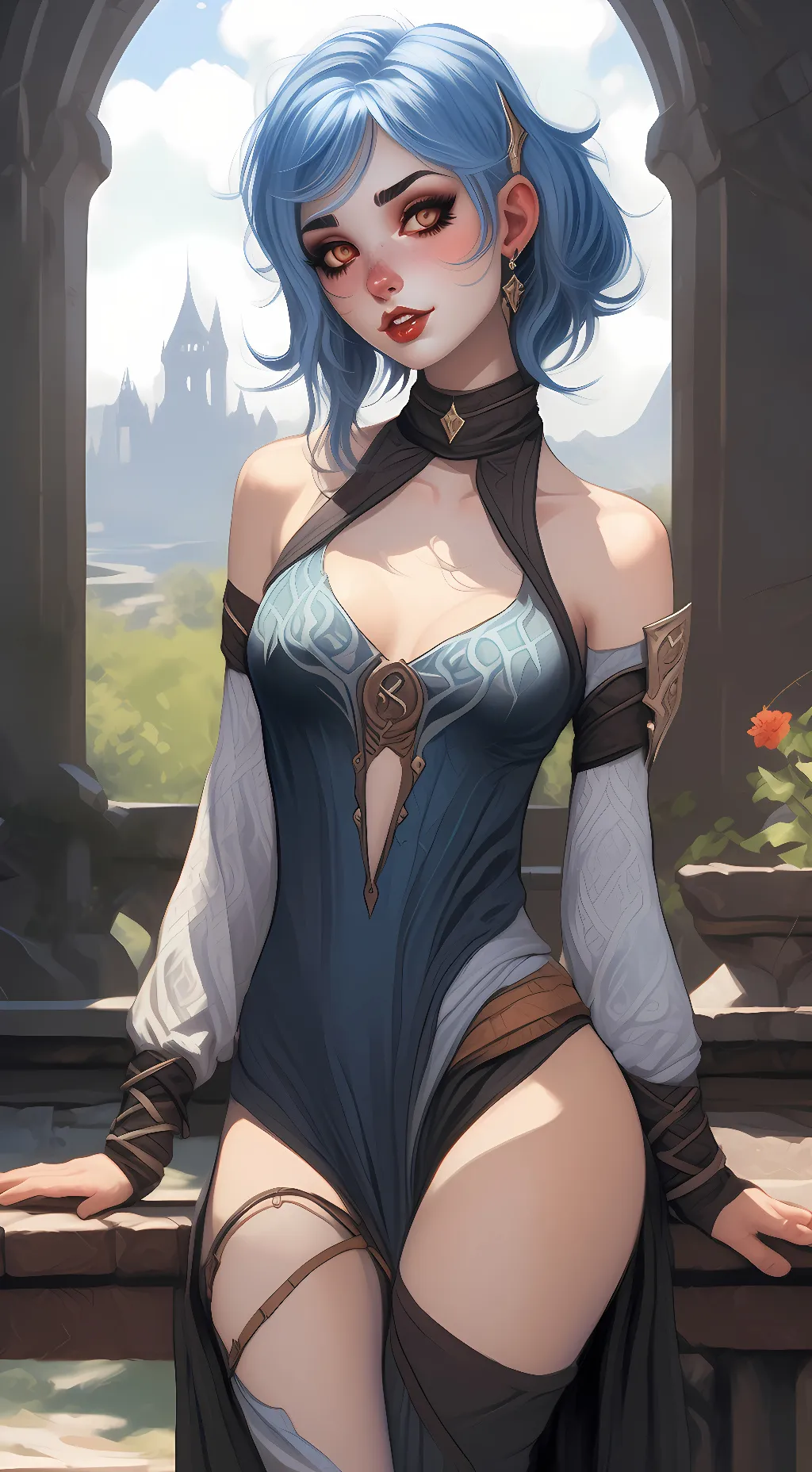 ai character: Kiara  background