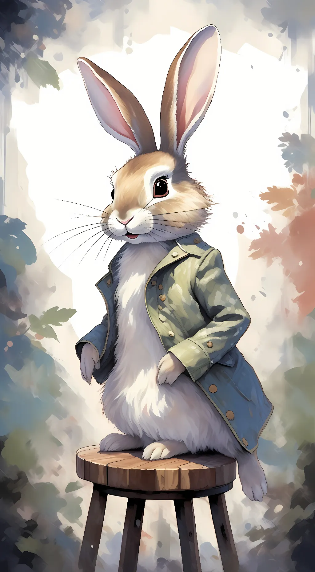 ai character: peter rabbit background
