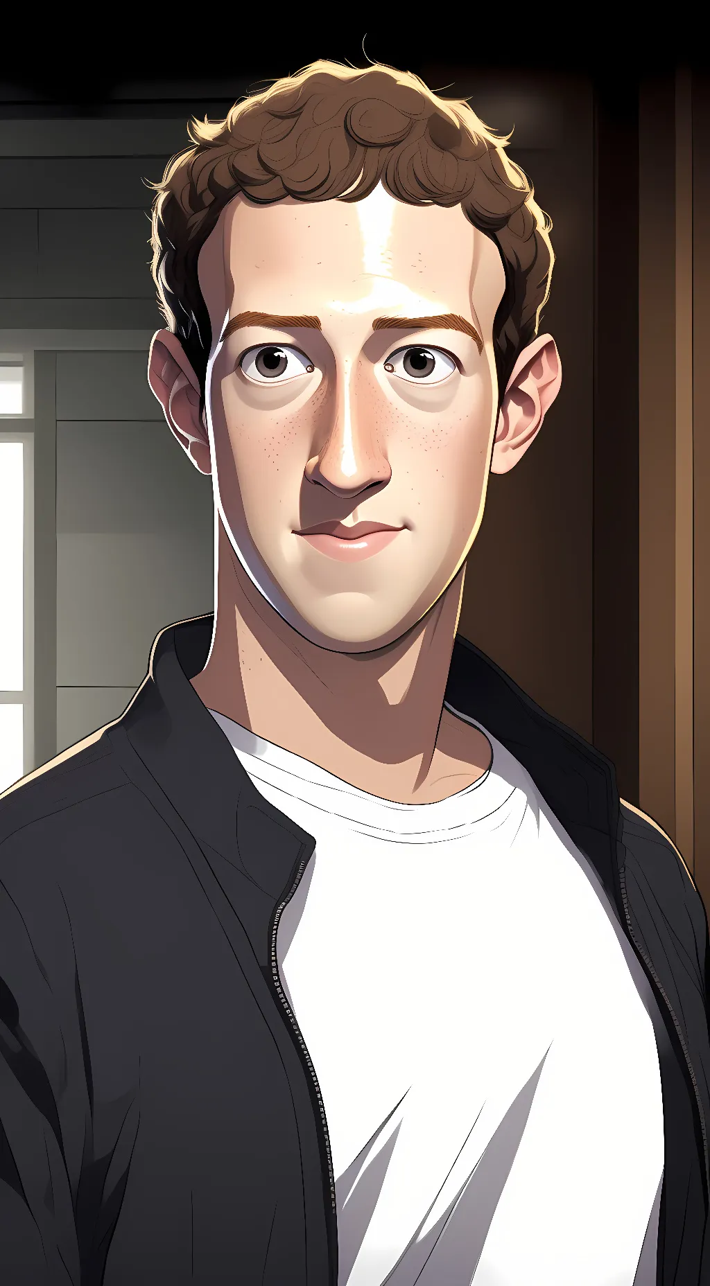 ai character: Mark Zuckerberg background