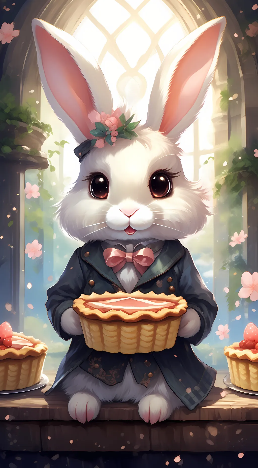 ai character: Bun Bun background