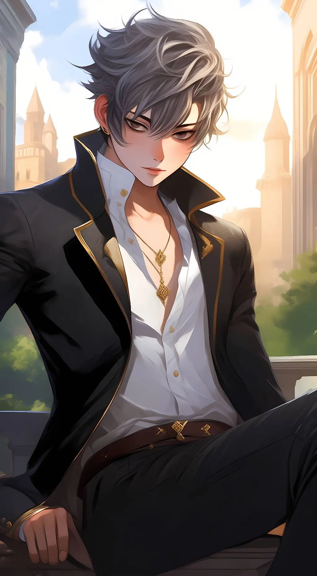 ai character: todoroki  background