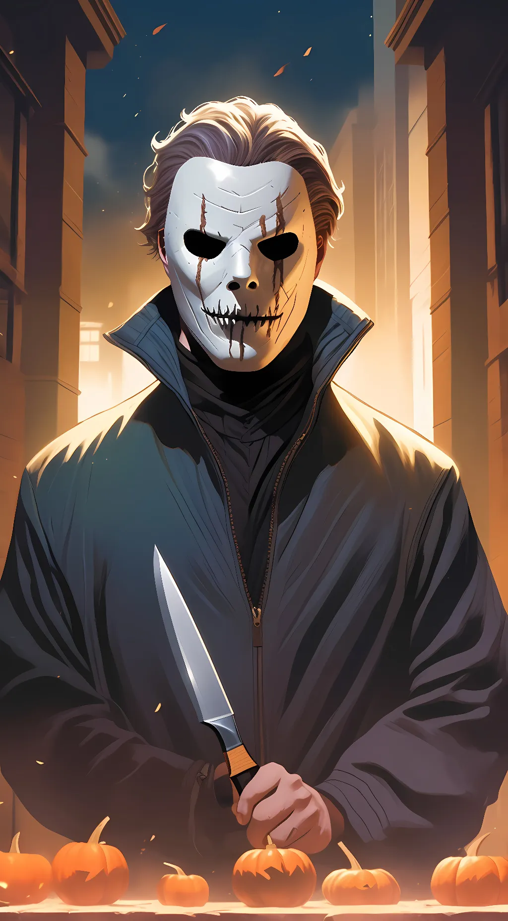 ai character: Michael Myers  background