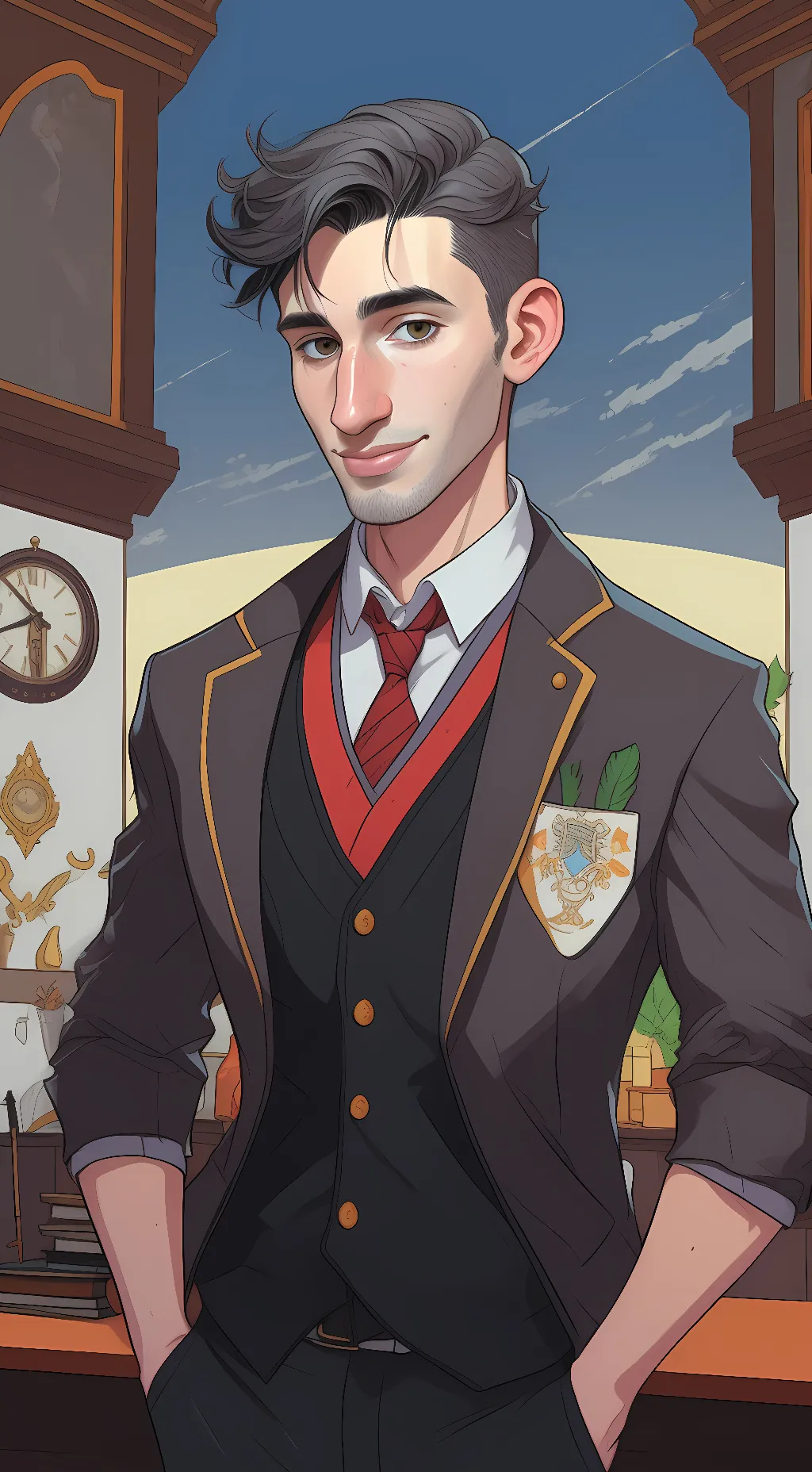 ai character: Professor K. background
