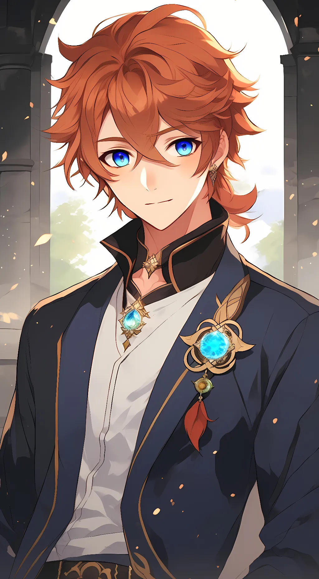 ai character: Ajax (Childe) background