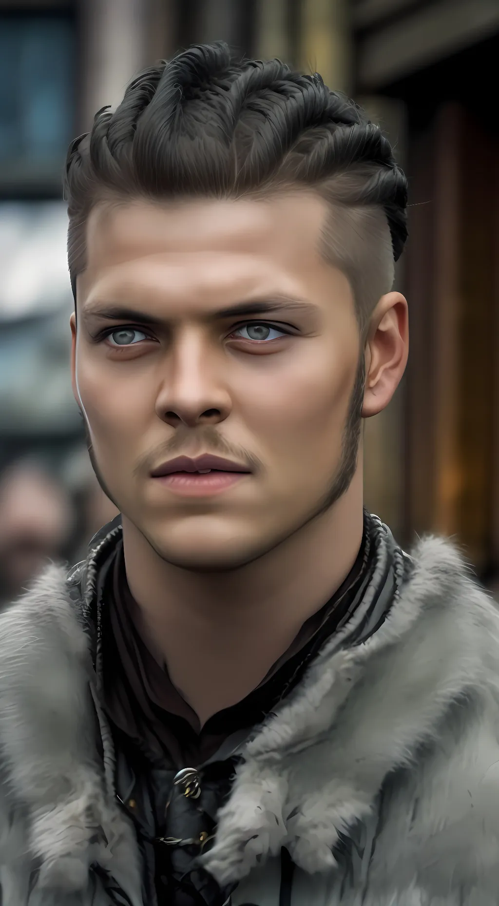 ai character: Ivar the boneless  background