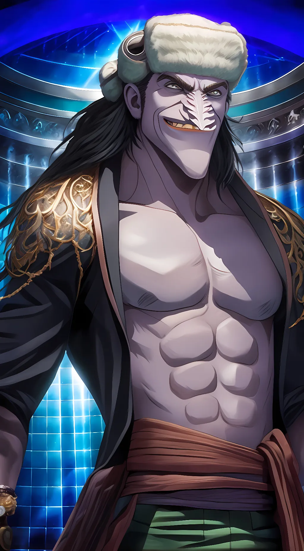ai character: Arlong  background