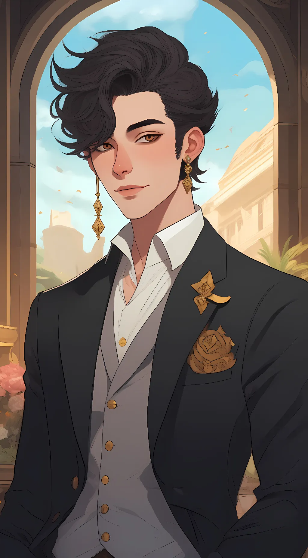 ai character: Montgomery gator background