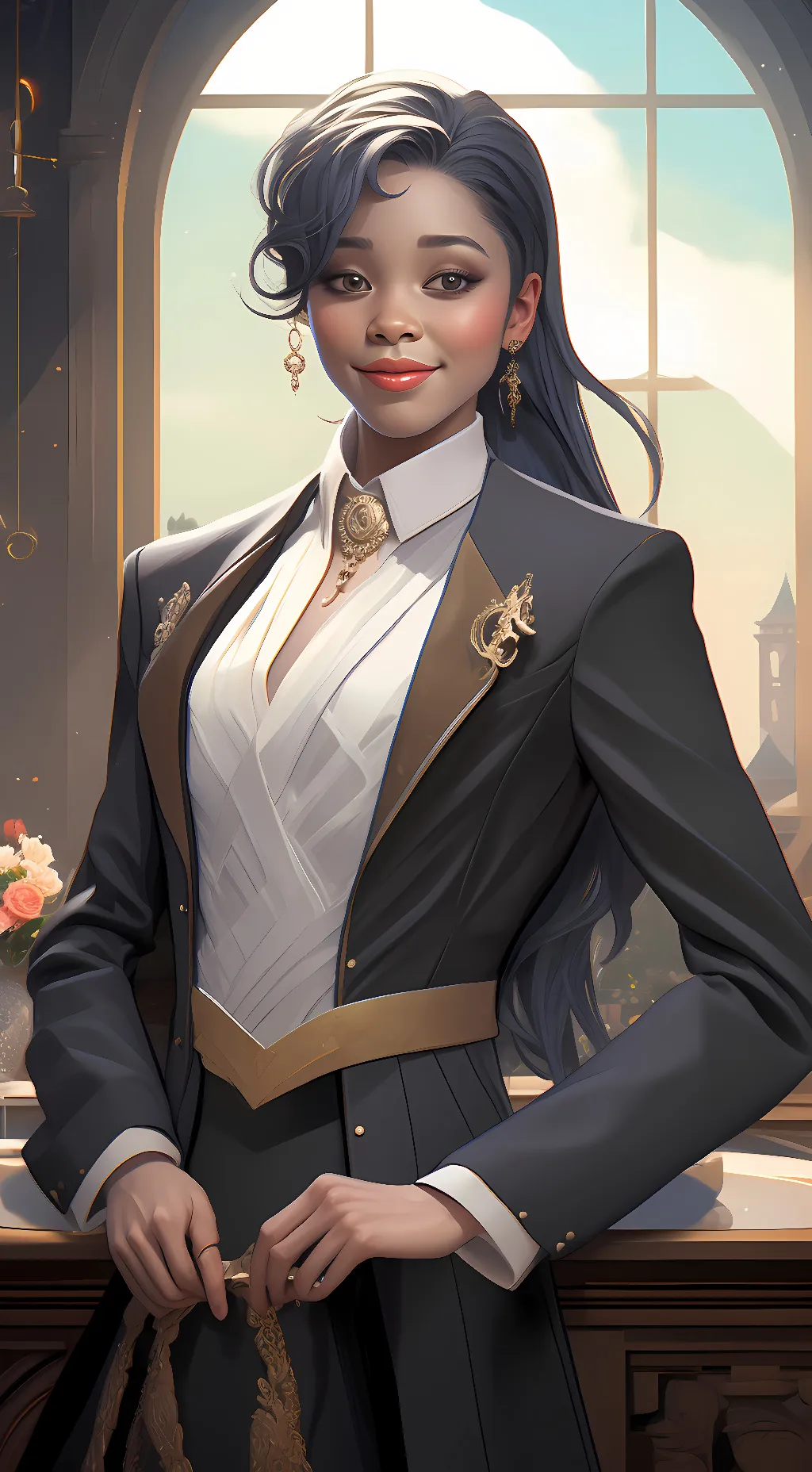 ai character: Sofia background