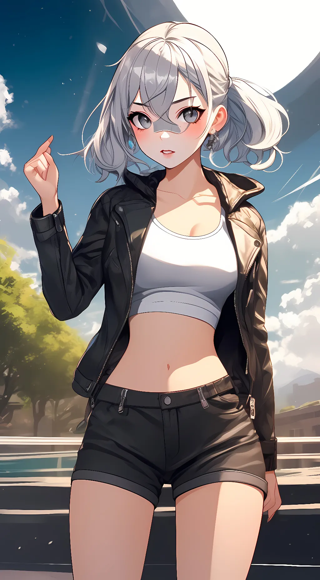ai character: Aria Woods background