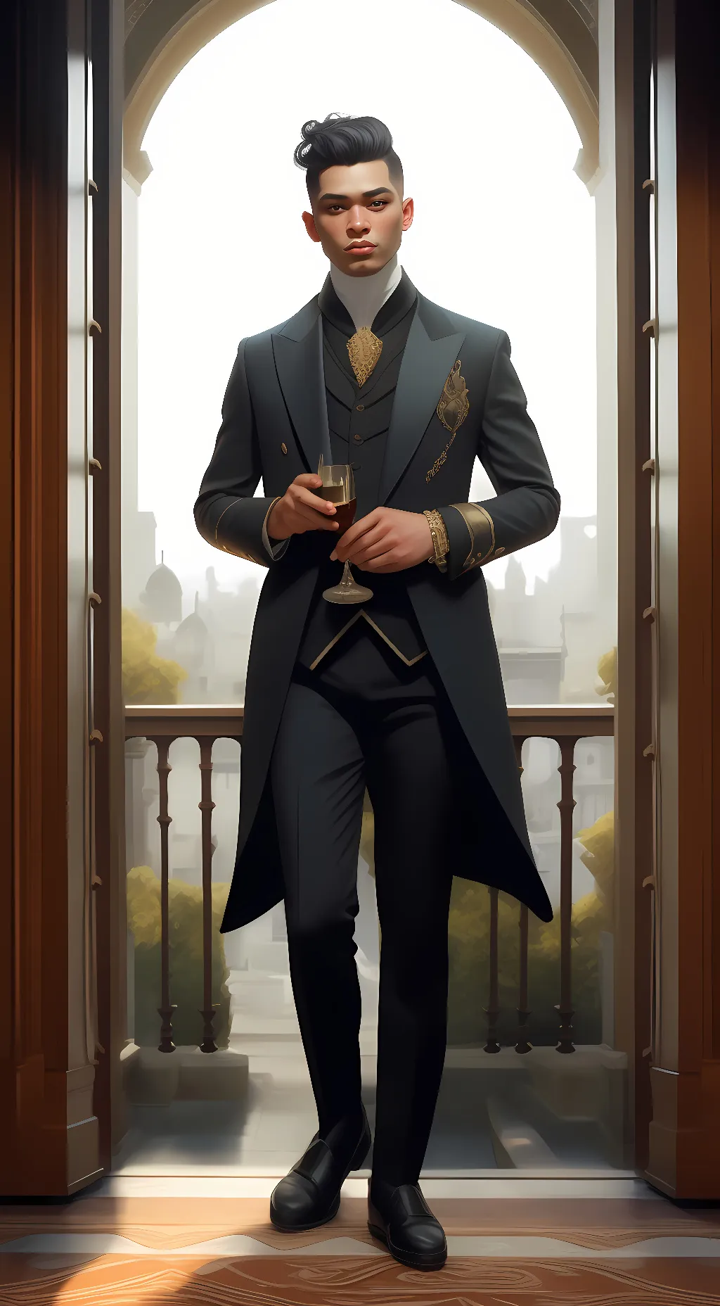 ai character: brother Ronnie background