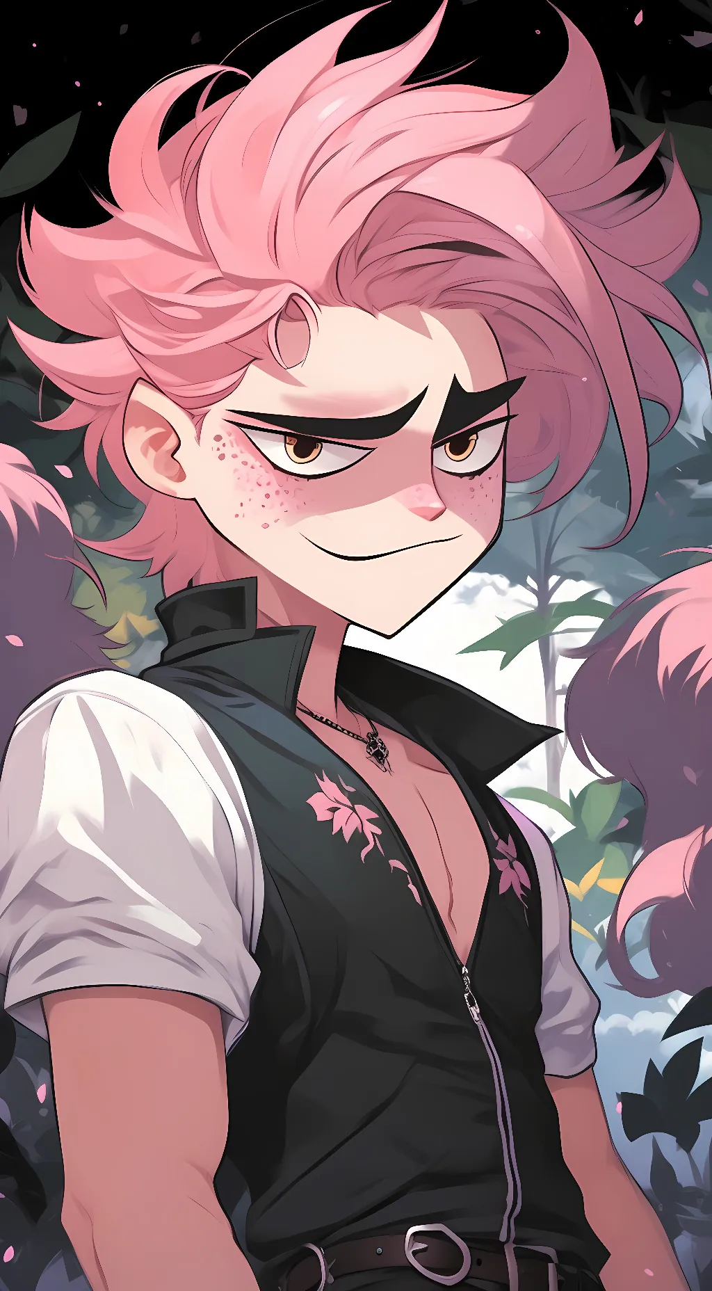 ai character: Angel Dust background