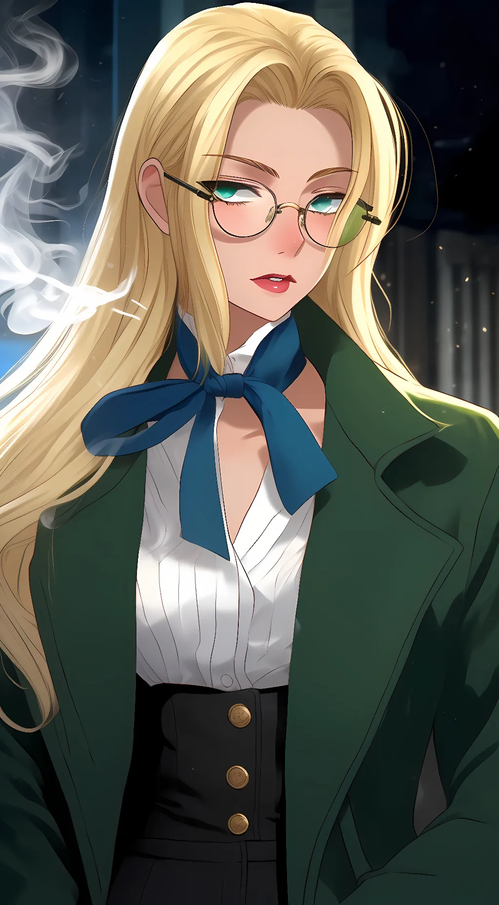 ai character: Integra Hellsing background