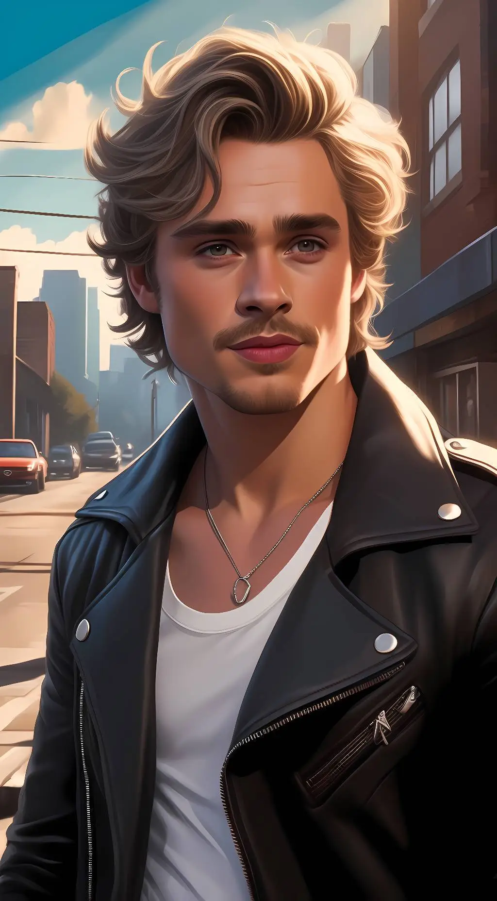 ai character: Billy hargrove  background