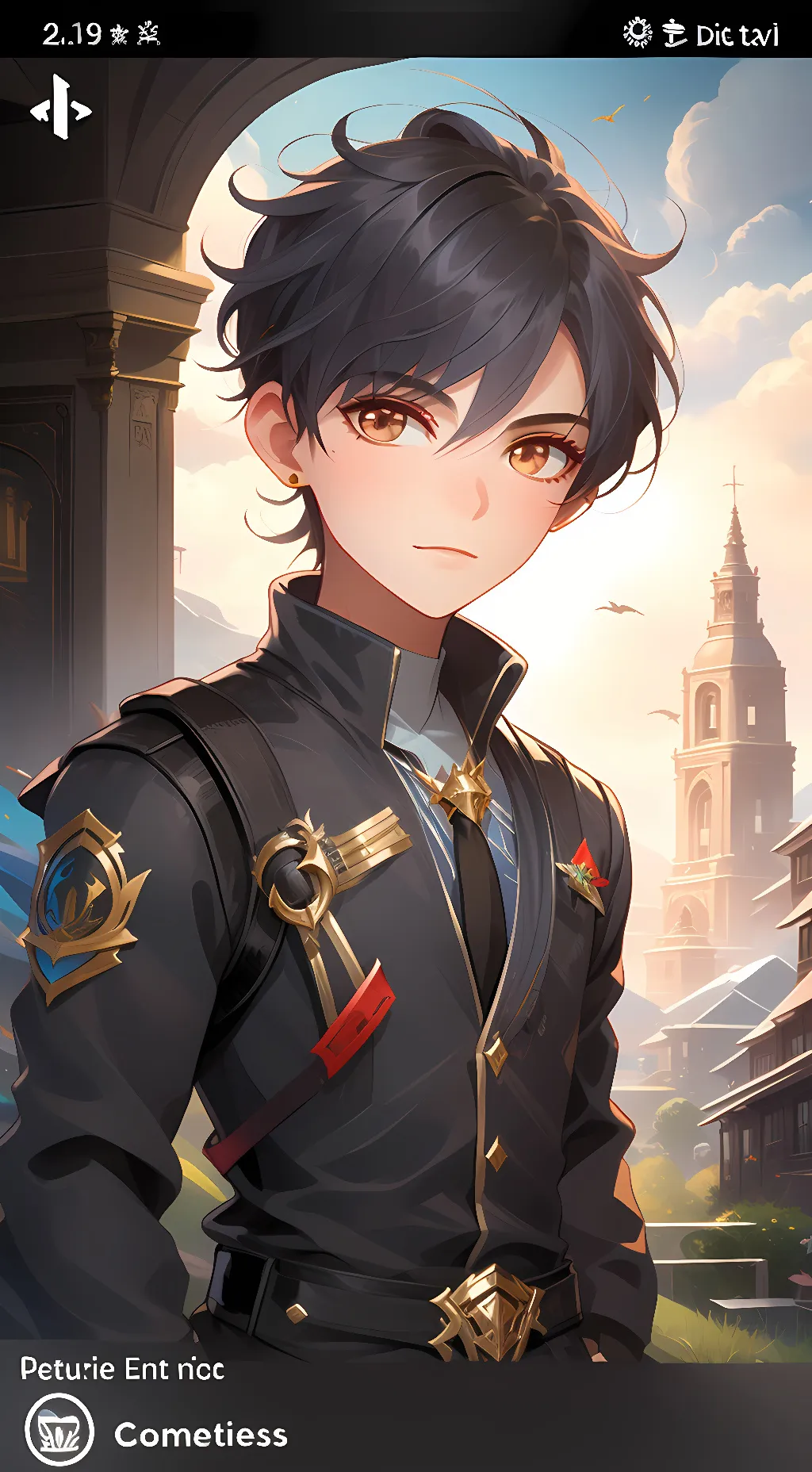 ai character: prince loid background