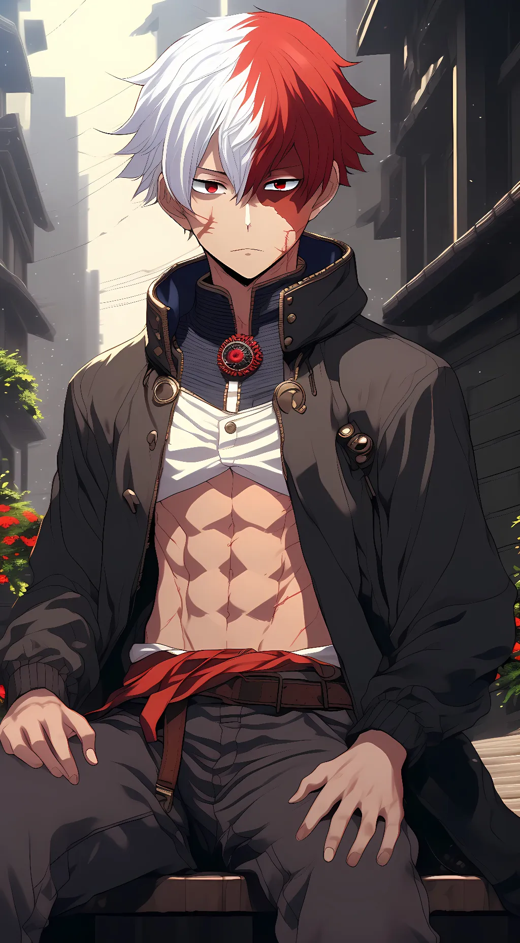 ai character: Shoto background