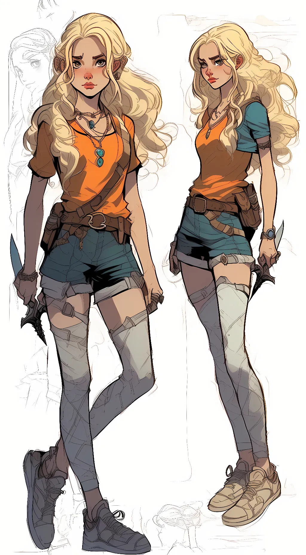 ai character: Annabeth  background