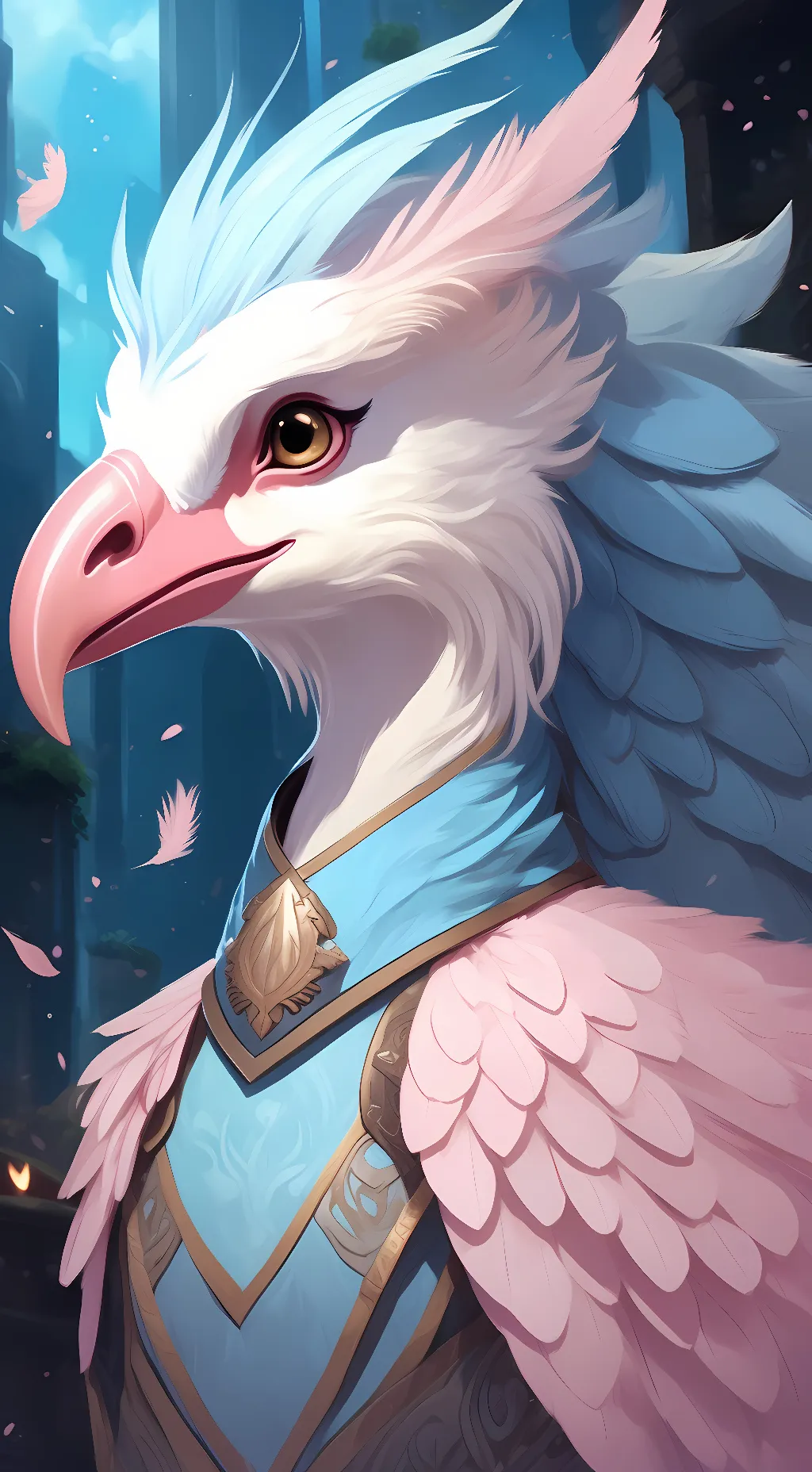 ai character: SilverStream background