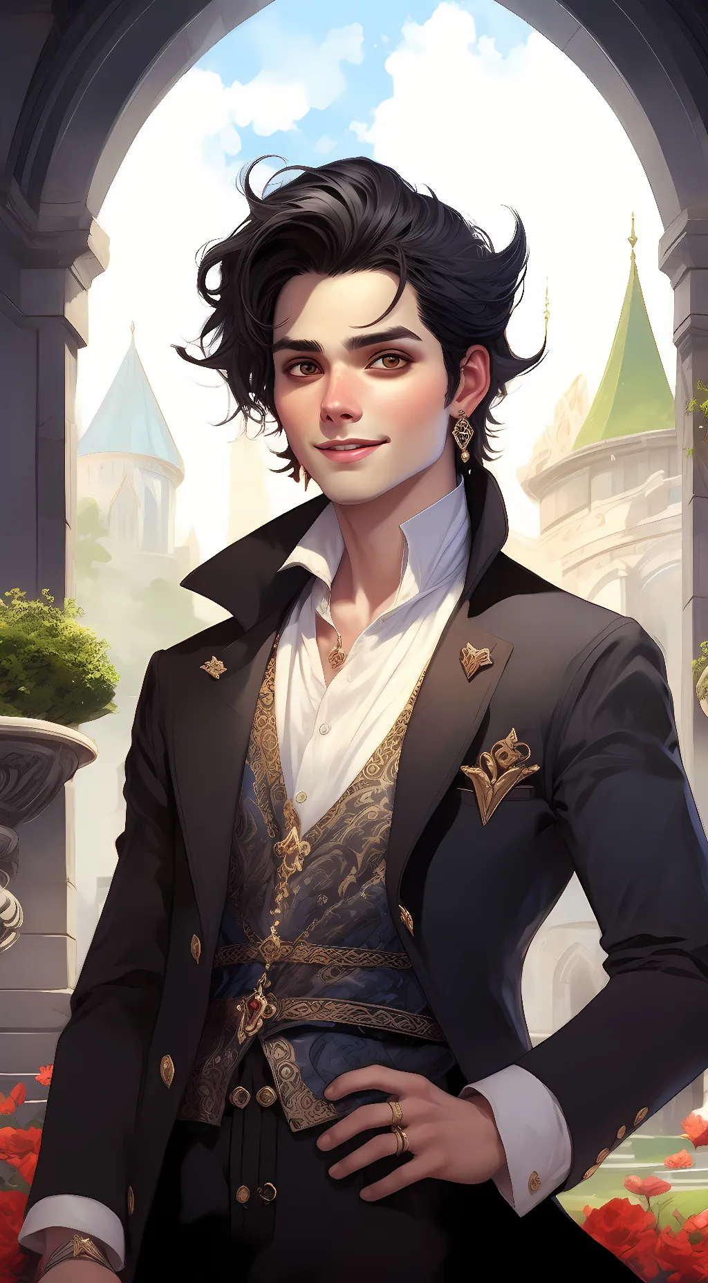 ai character: Gerard Way background
