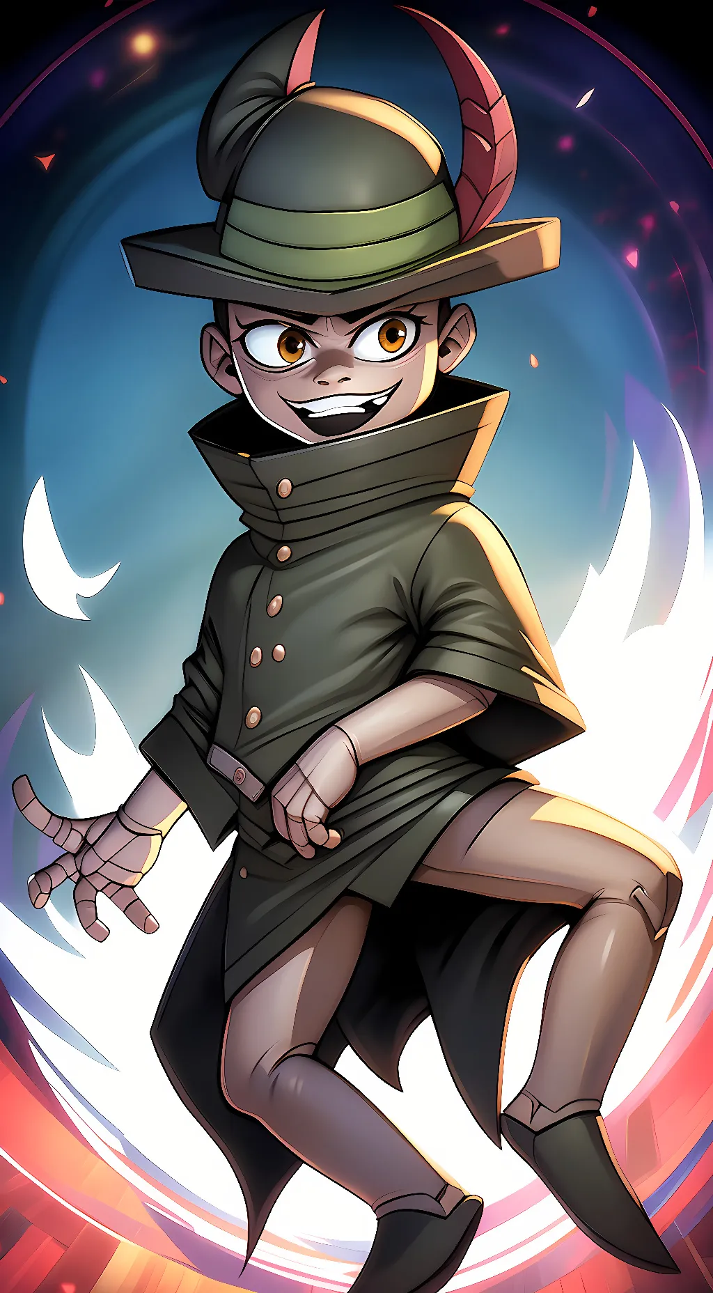 ai character: fantoccio background