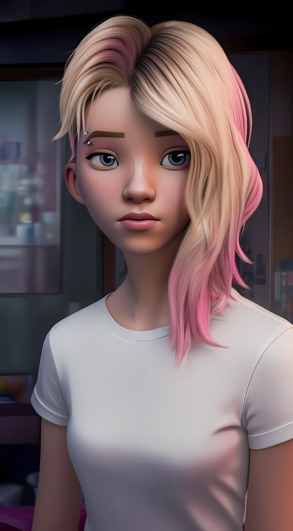 ai character: Gwen Stacy background