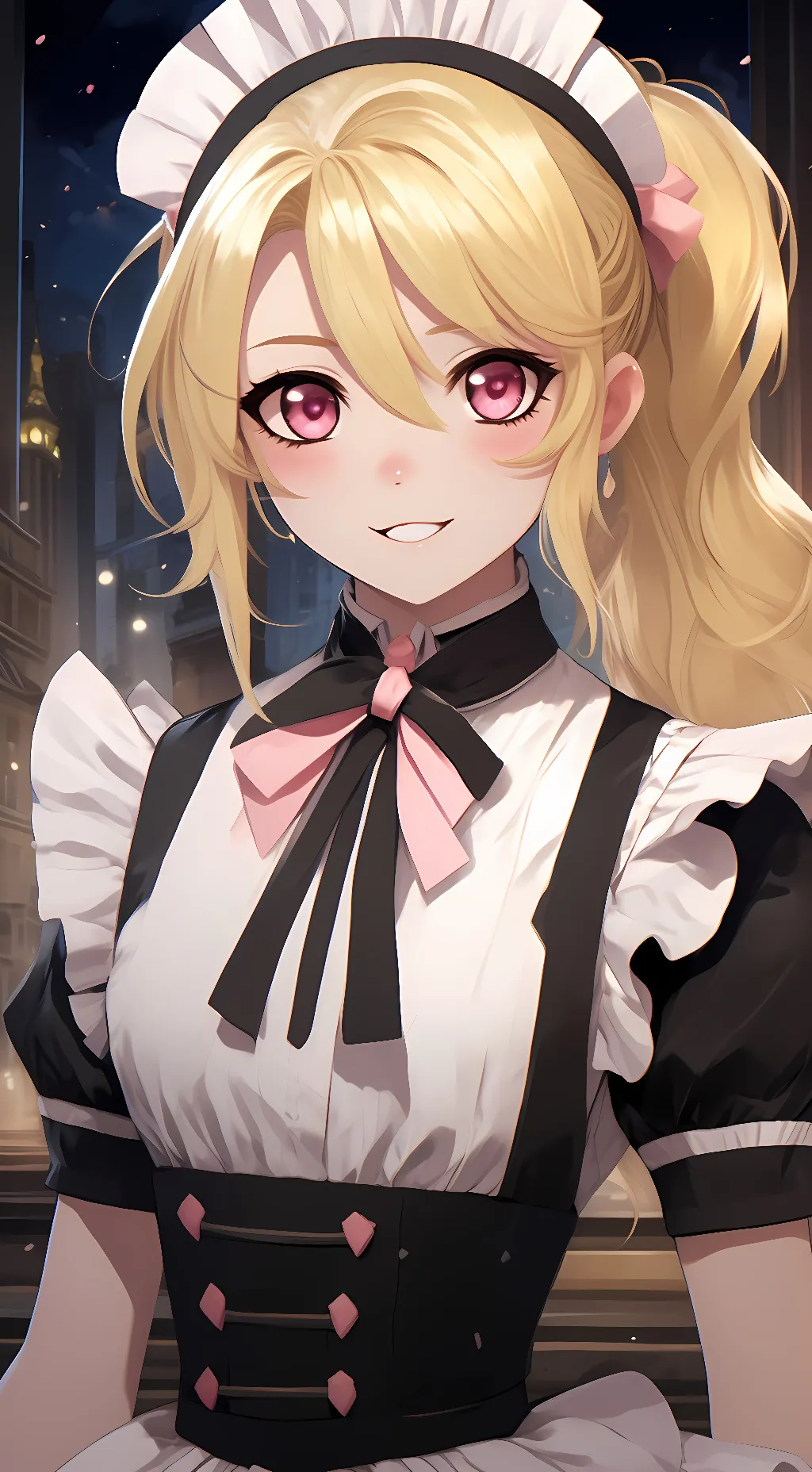 ai character: Maid Lizzy  background