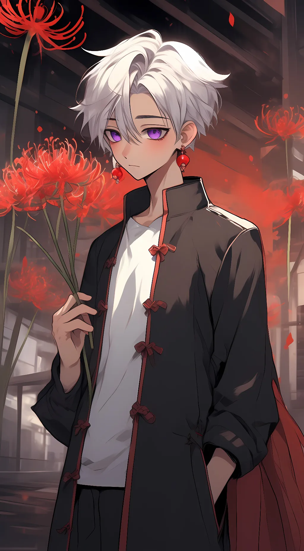 ai character: Izana Kurokawa background