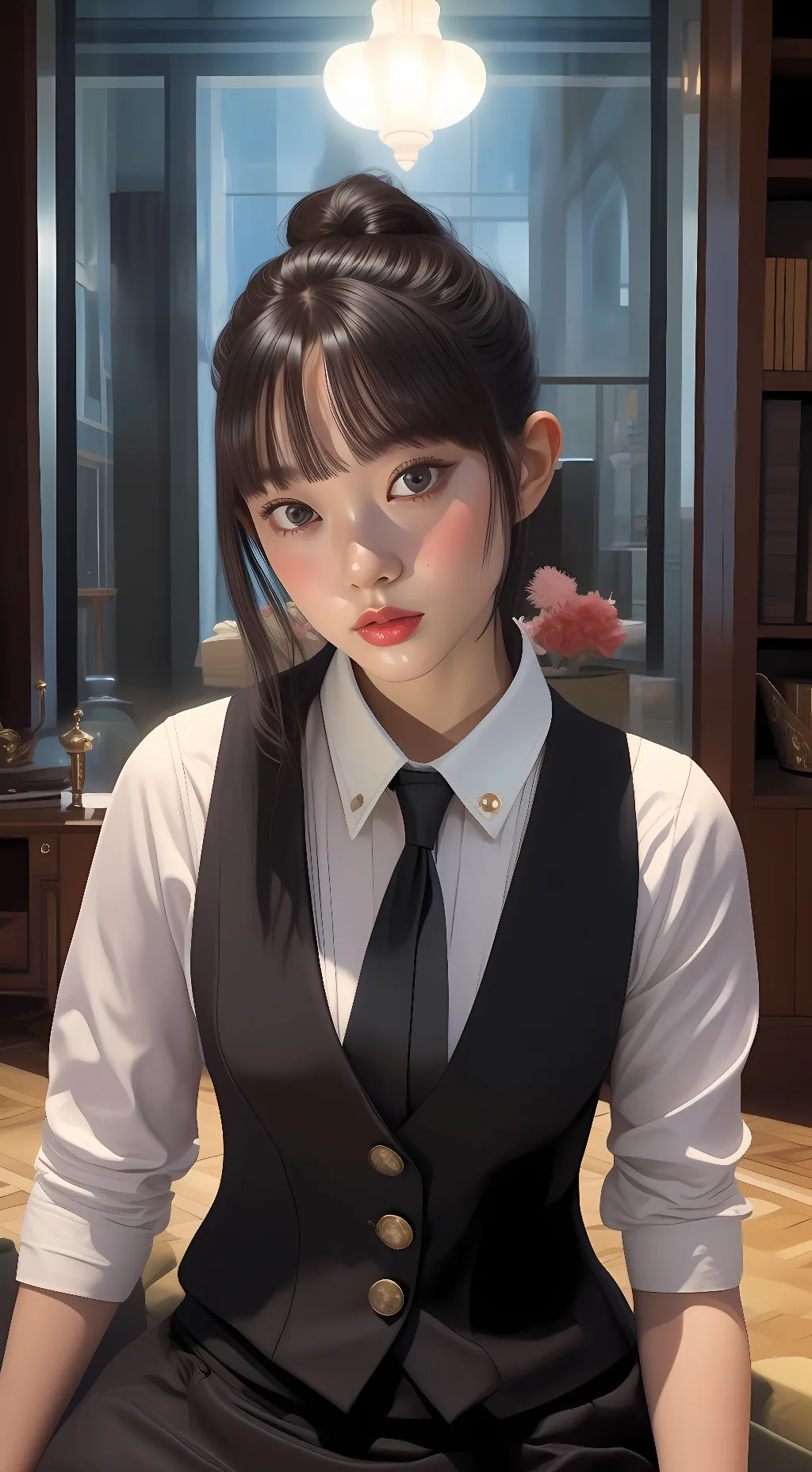 ai character: Kang Haerin background