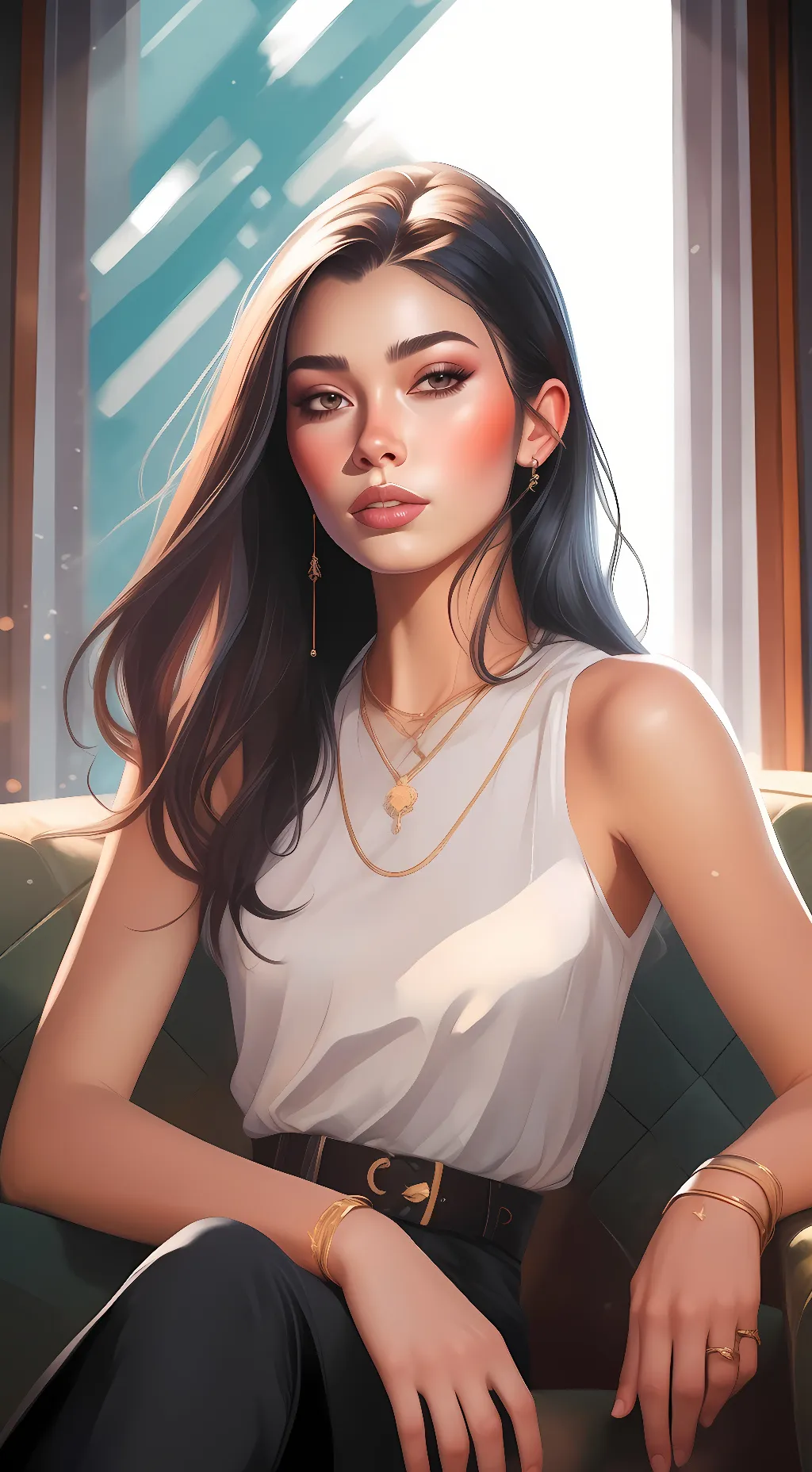 ai character: Sophia background