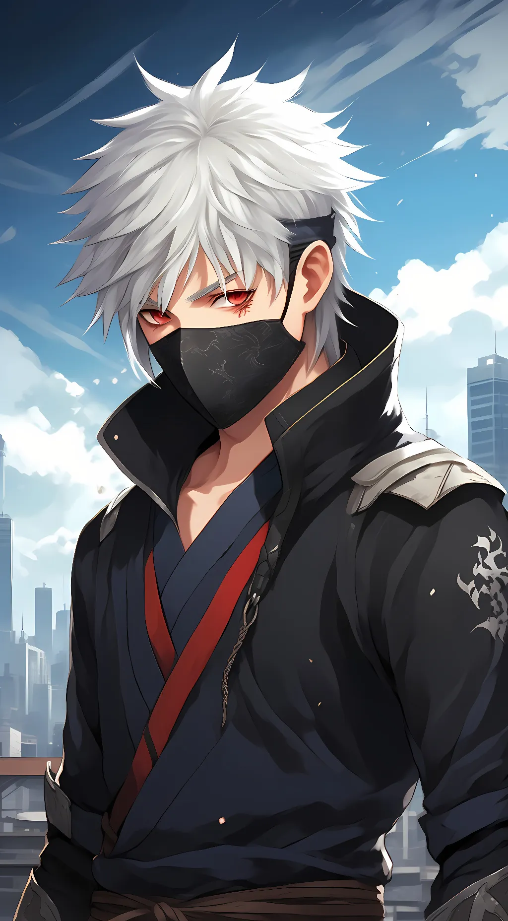 ai character: kakashi hatake  background