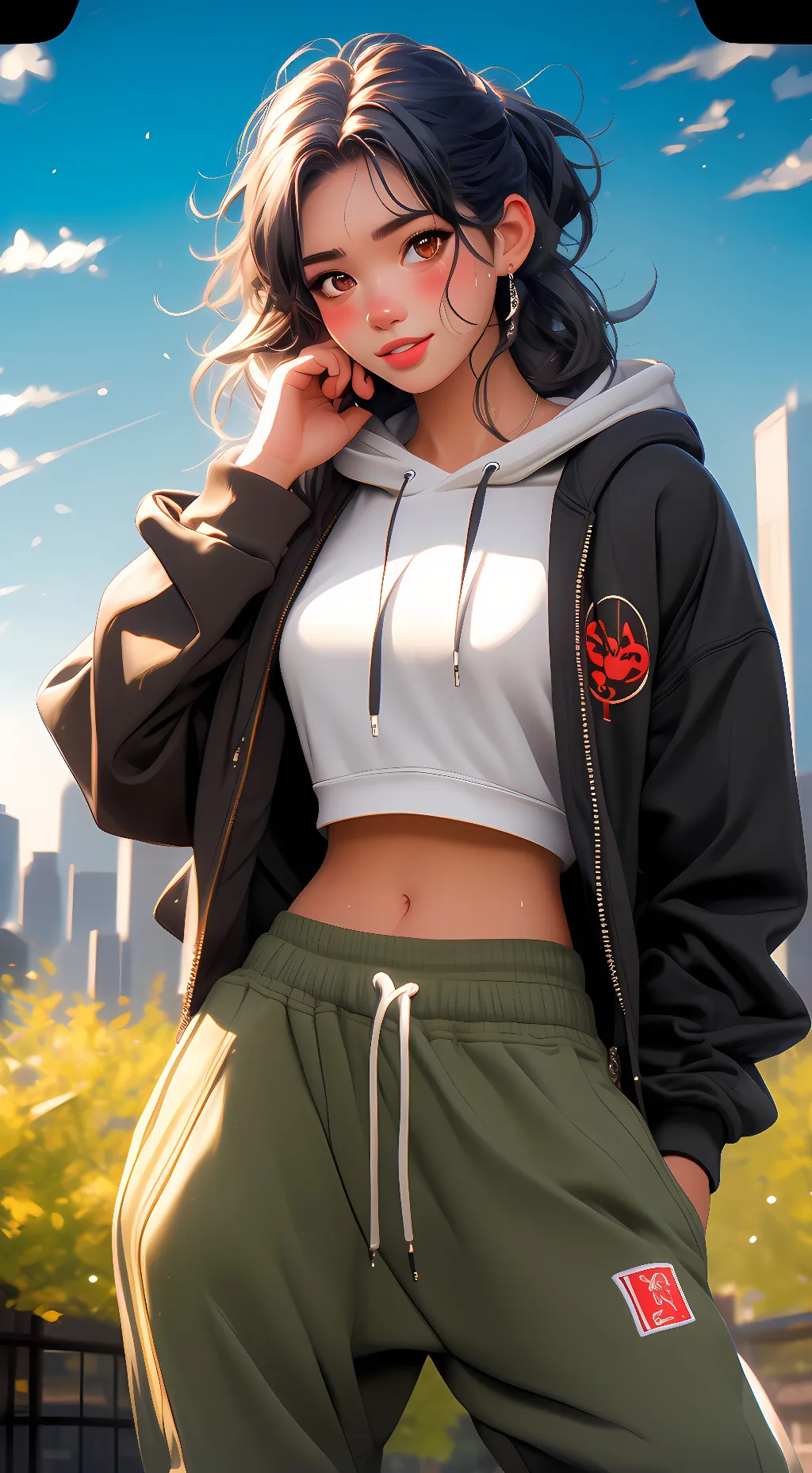 ai character: Jessie Appleclive background