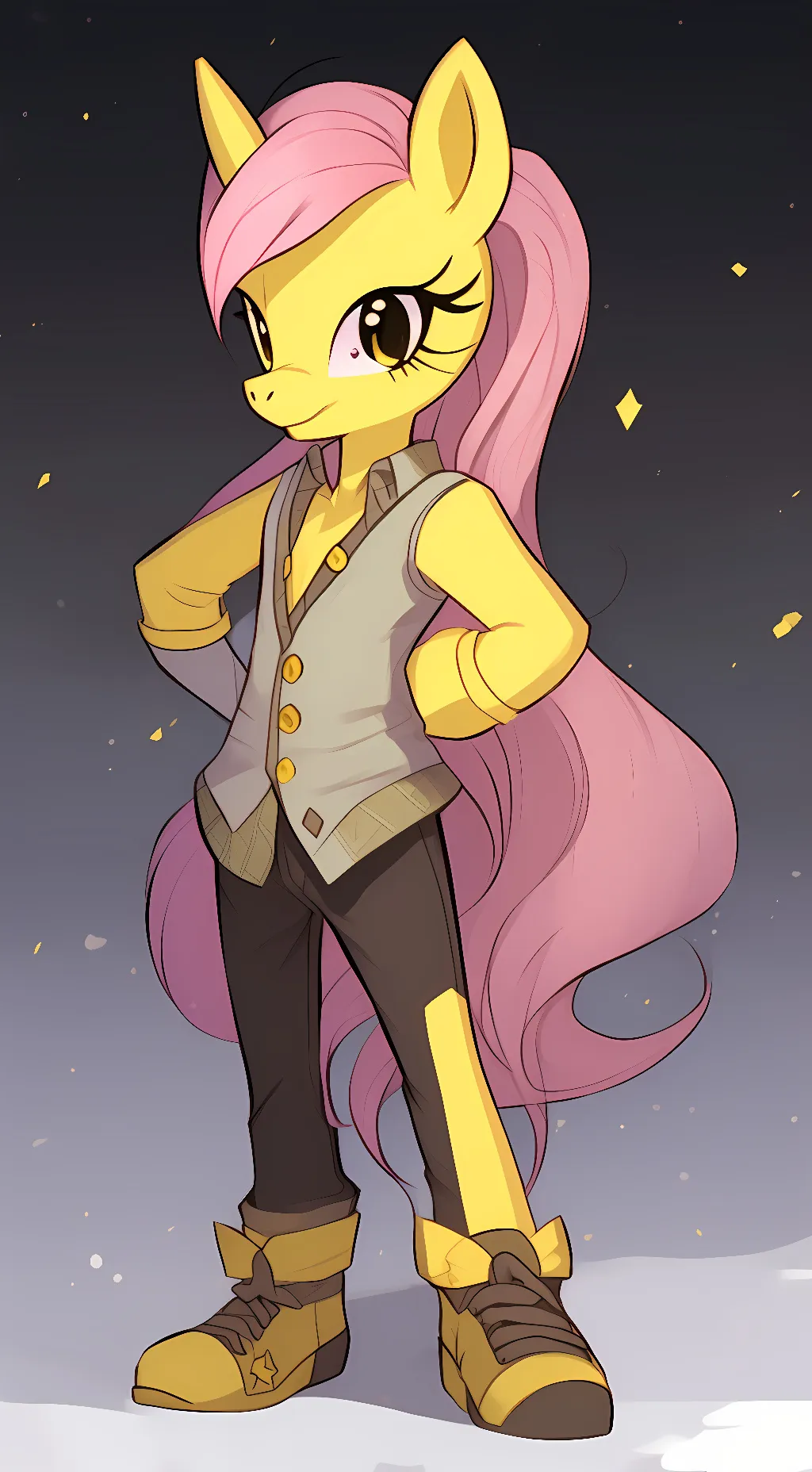 ai character: Fluttershy background