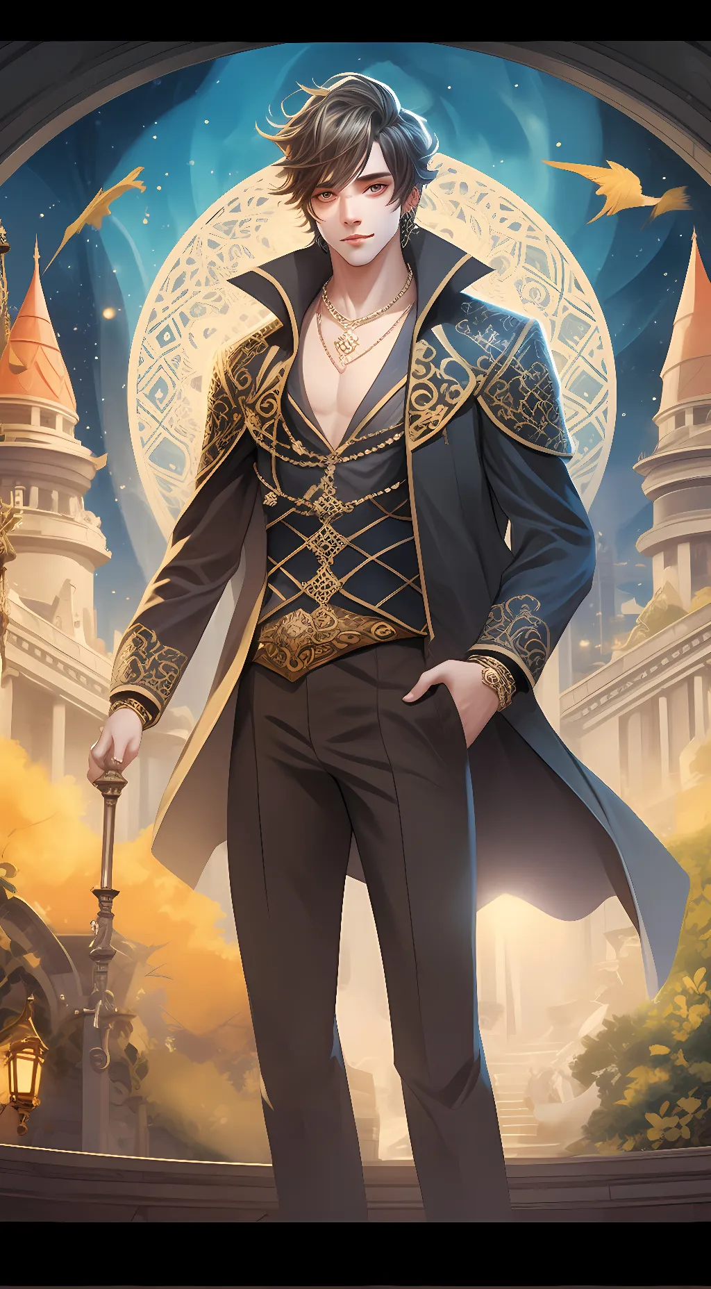 ai character: Damian Randall background