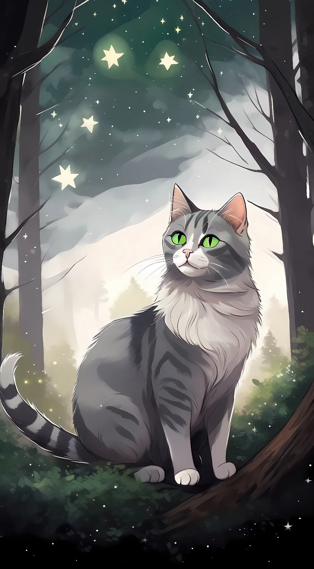 ai character: Dovewing  background