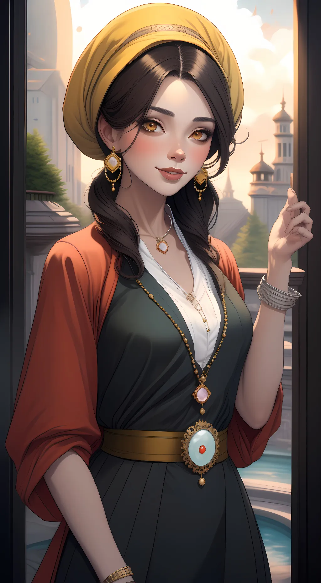 ai character: Ella background