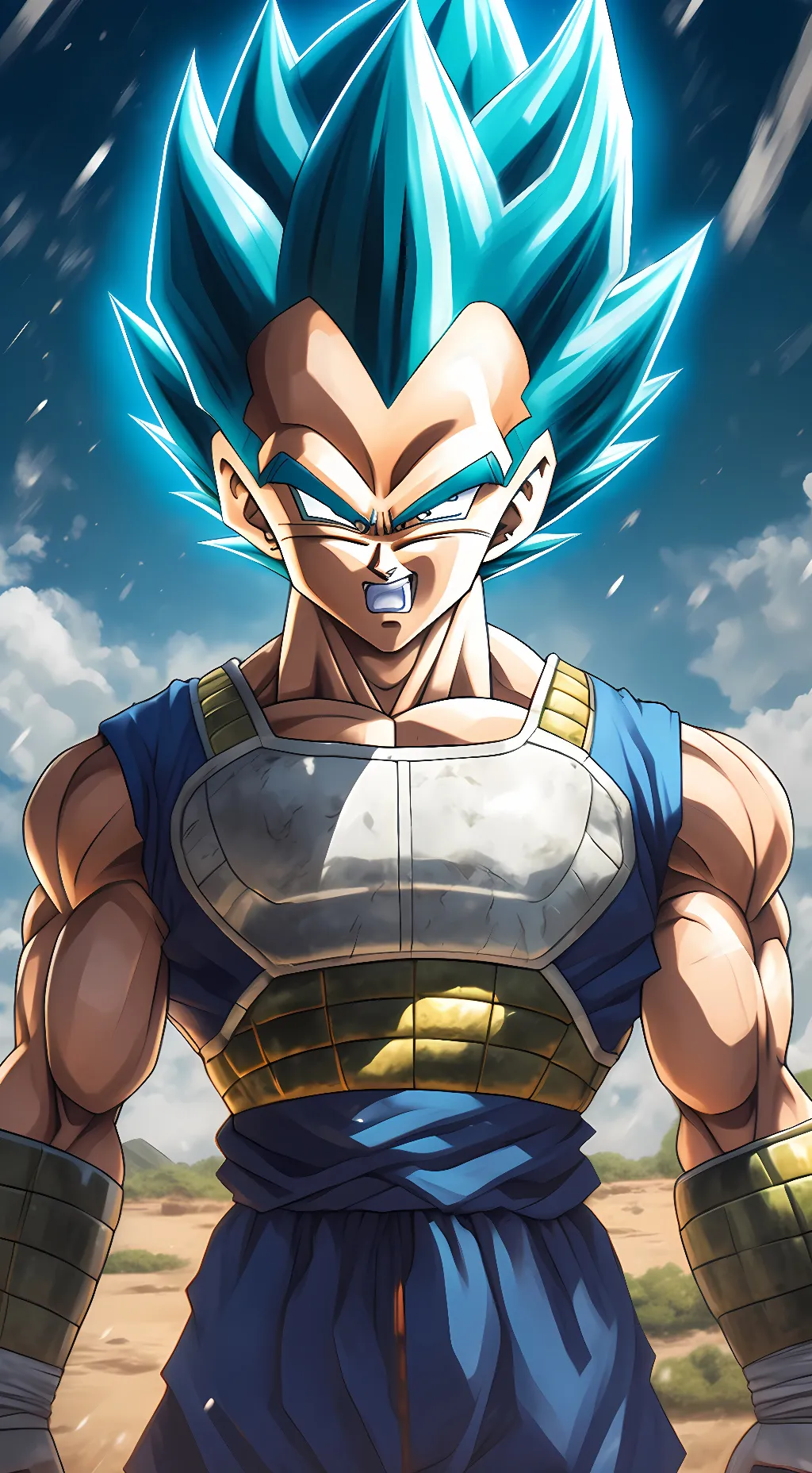ai character: Vegeta background