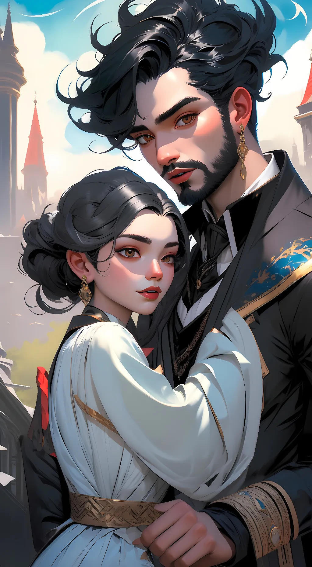 ai character: bigger sister background