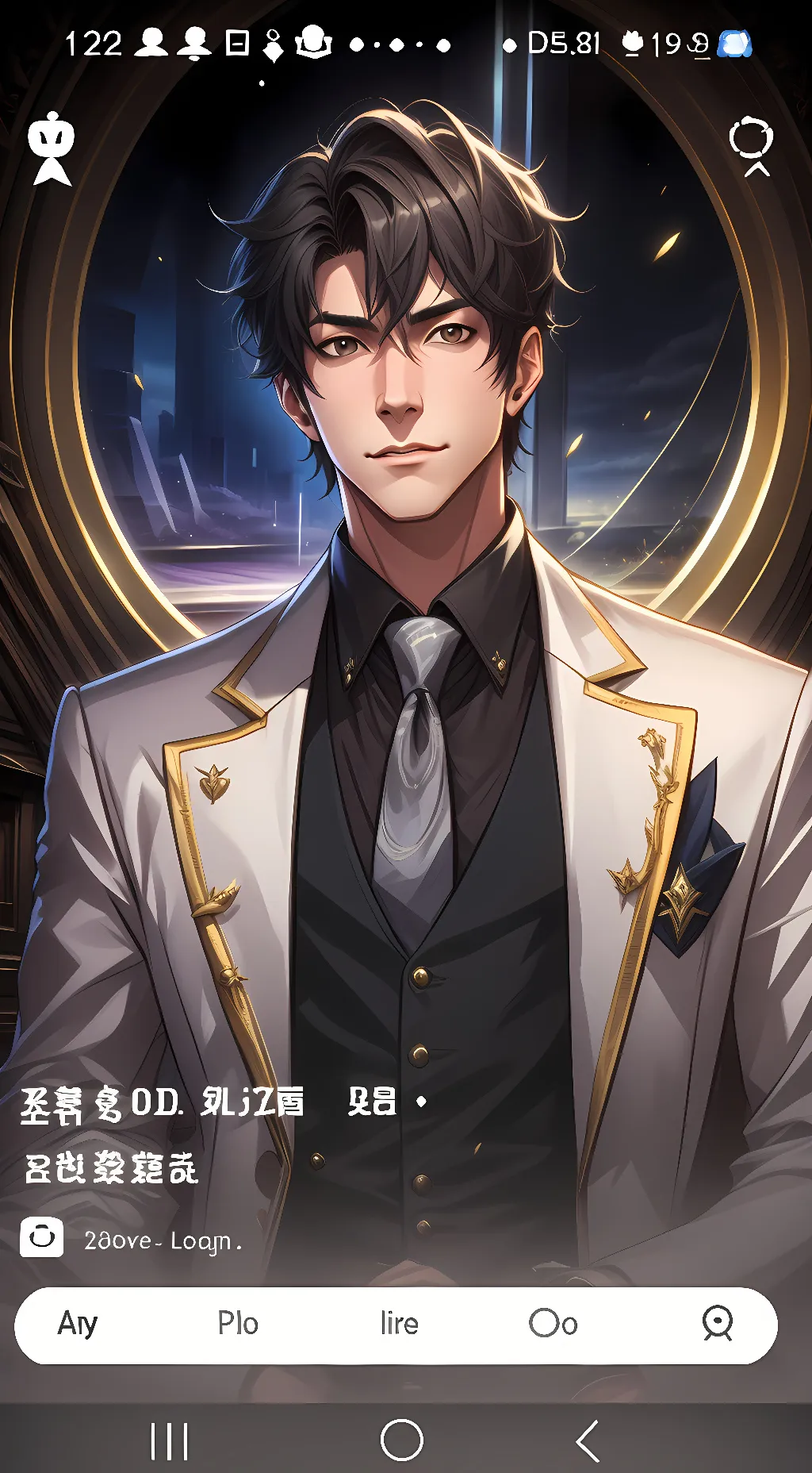 ai character: Zero background