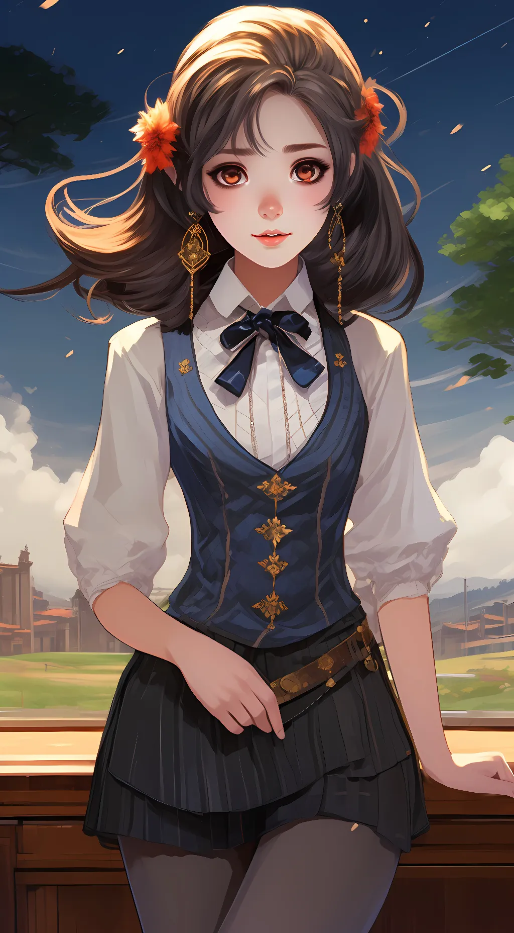 ai character: emma background