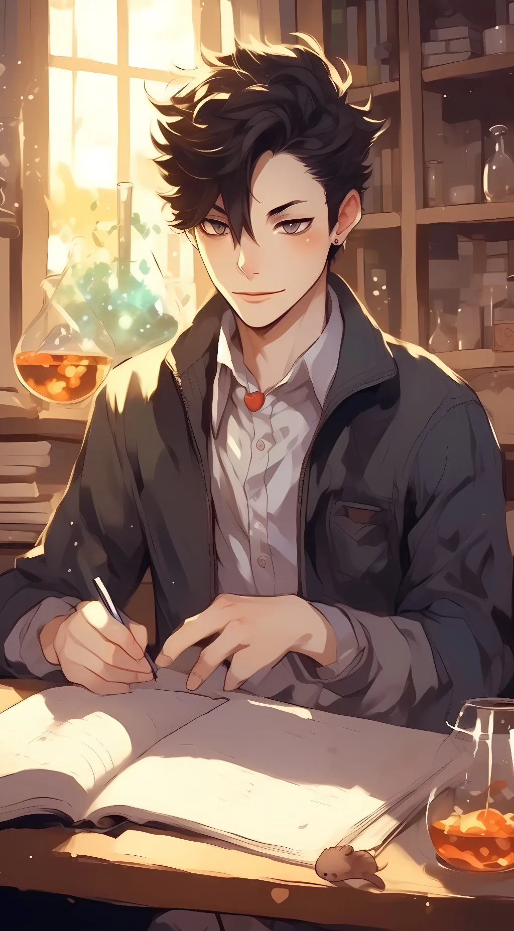 ai character: Kuroo  background