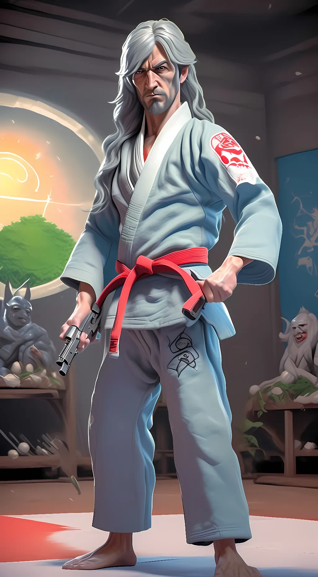 ai character: Jhon Wick background