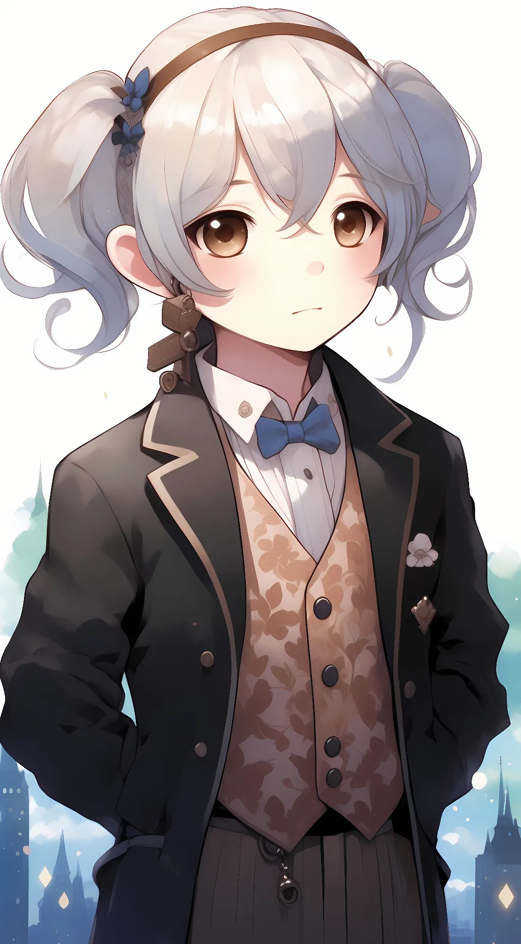 ai character: Cinnamoroll background