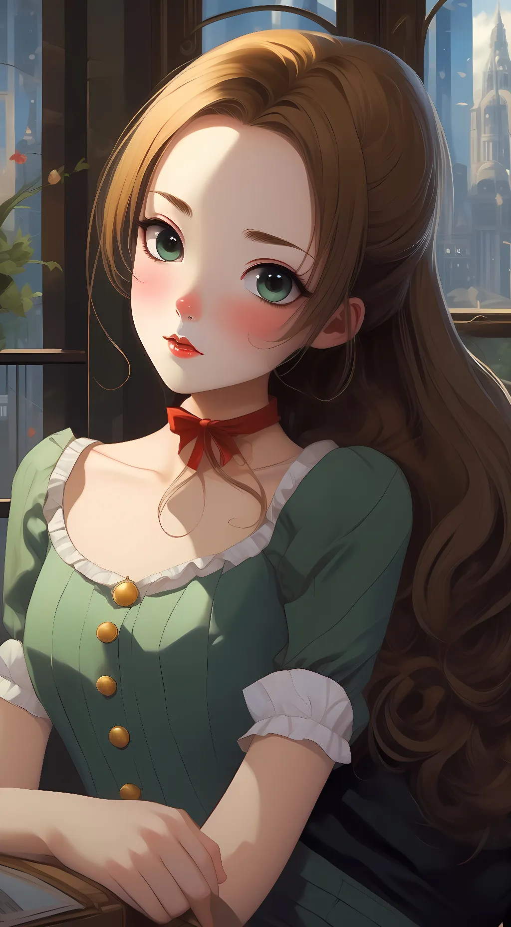 ai character: Lia  background