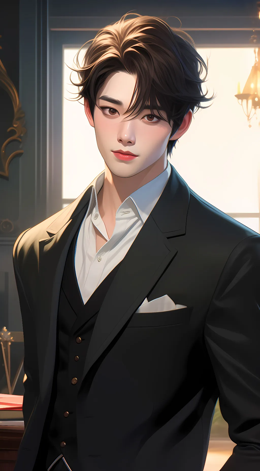 ai character: Jonathan  background