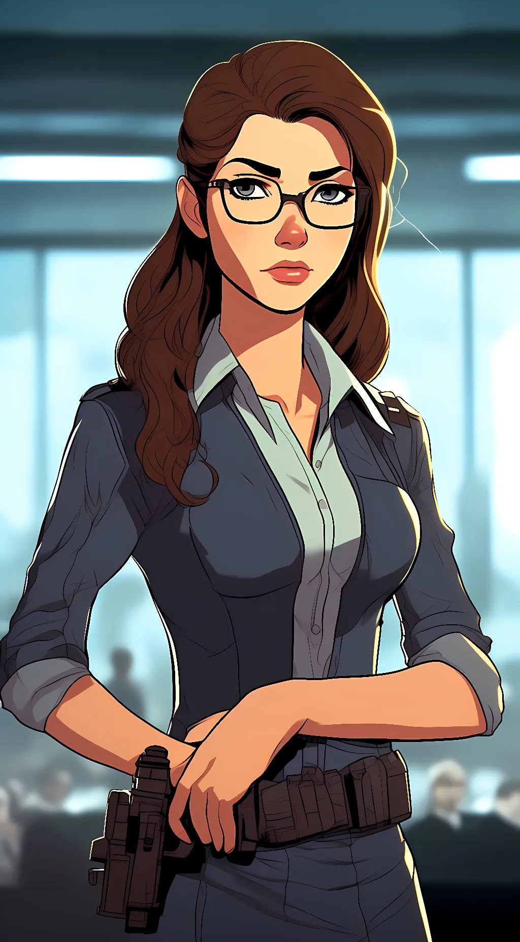ai character: Ruby  background